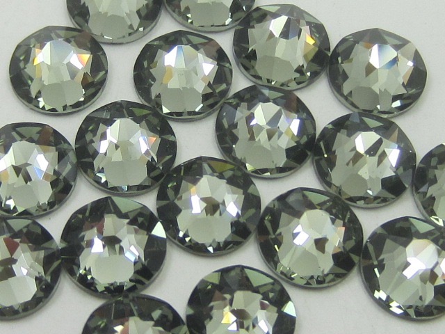 Preciosa Rhinestones Non Hotfix Black Diamond