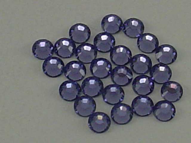 72 pcs. 20ss TANZANITE HOTFIX European Rhinestones